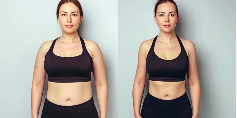 Belly Fat Before and After